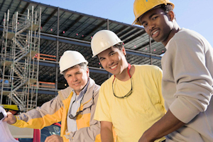 Image of construction workers