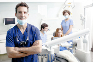 Image of dental workers