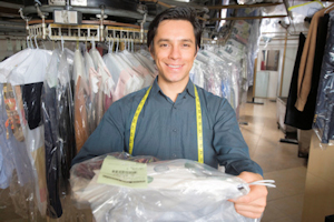 Image of laundromat worker