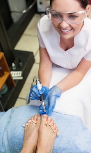 Image of beauty technician