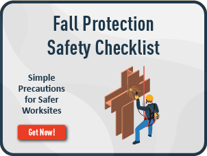 Infographic to help reduce fall hazards when working at heights.